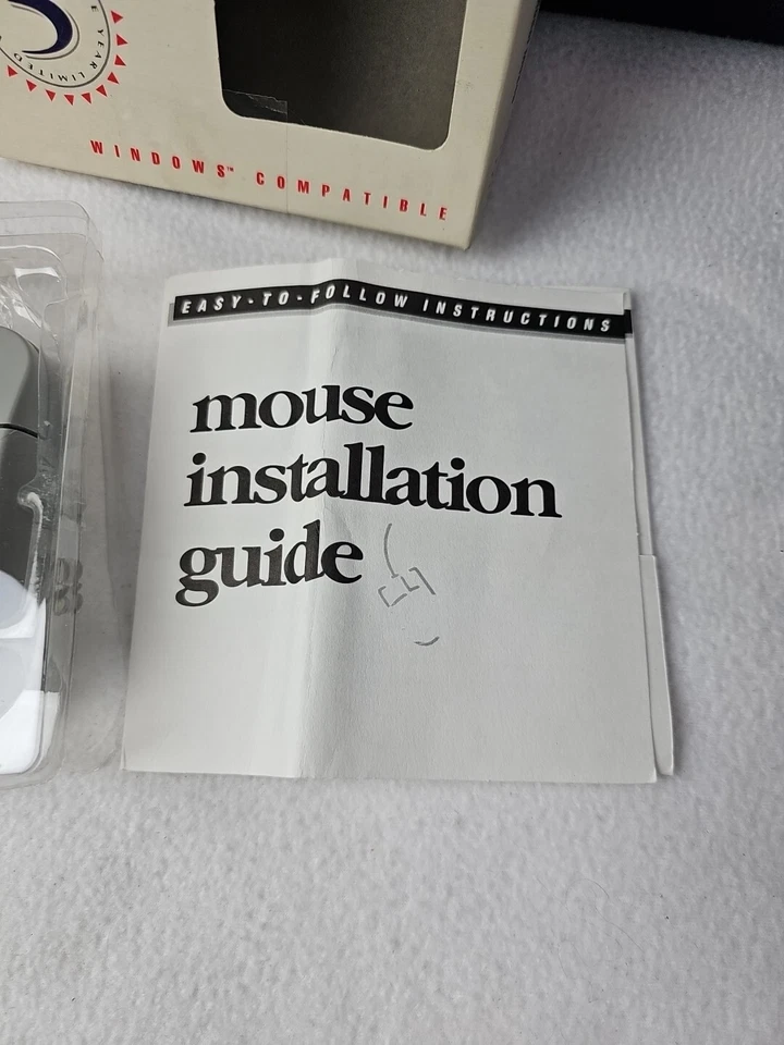 VINTAGE Info Mouse 3 Button 400 DPI MUS4B Windows NEW unused In Box. - Image 3 of 4