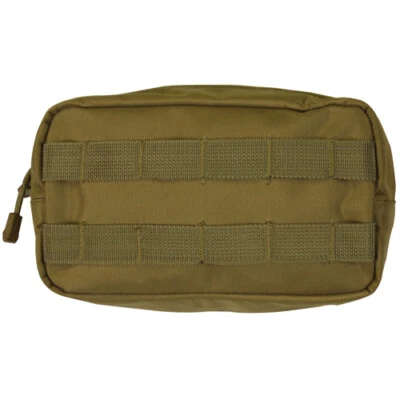 NEW Fox Tactical Military Recon MOLLE Utility Gear 9x5x4 Pouch - COYOTE TAN