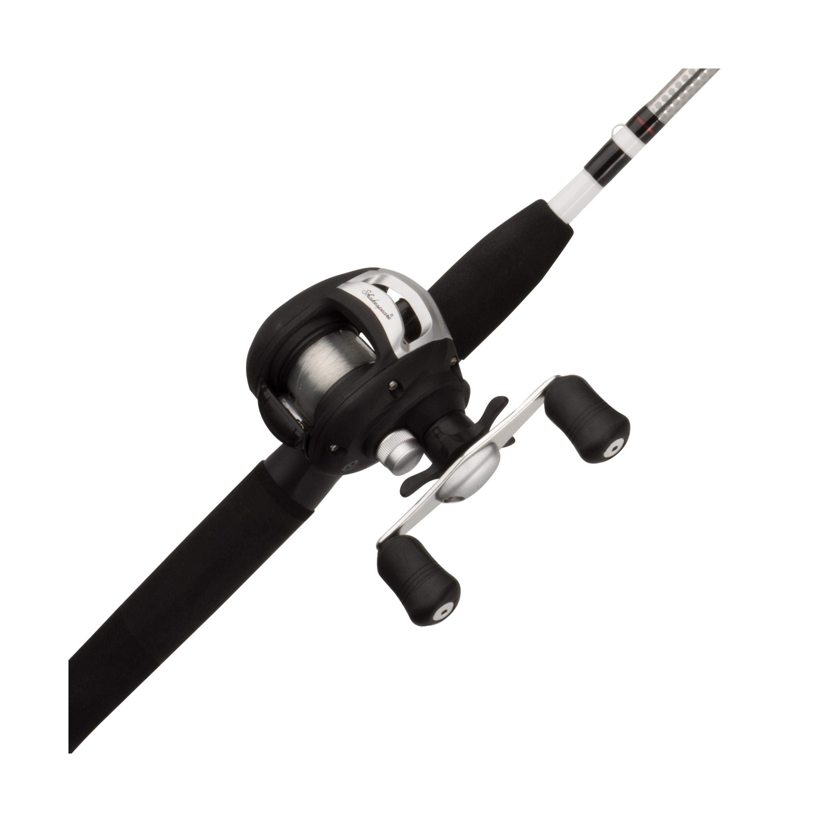 Shakespeare Alpha Medium 6' Low Profile Fishing Rod and Bait Cast Reel Combo ...