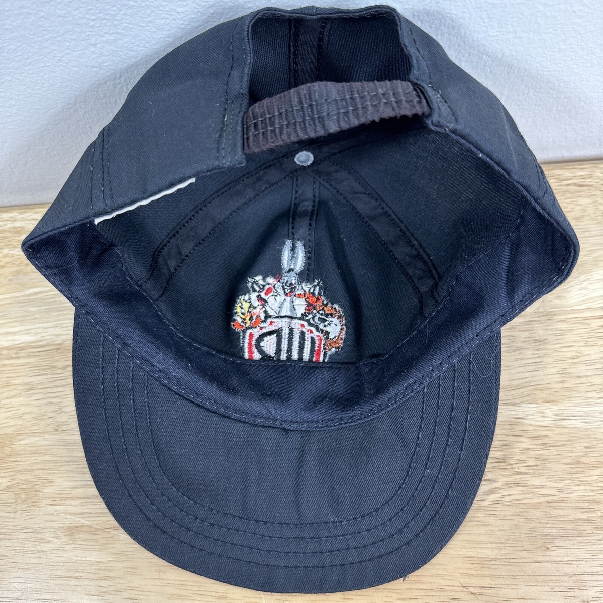Vintage 1991 Acme Clothing Warner Bros. Black Bugs Bunny Hat MINT WB Rare Vintage 90s ACME CLOTHING Hat, Sportswear, Casual, TM  main image 2