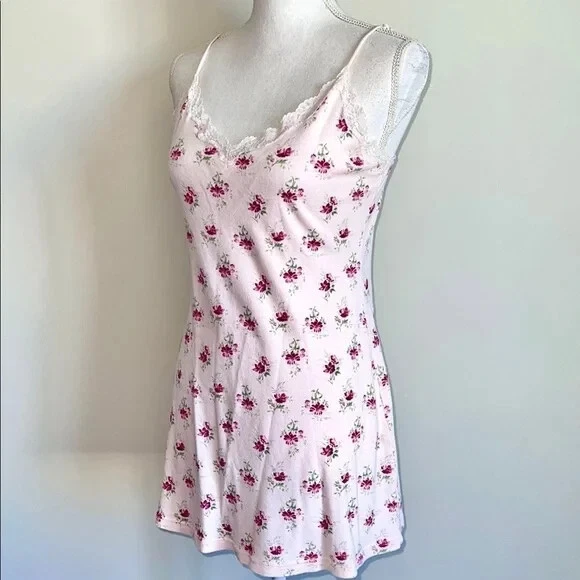 UNDERCOVER Abito slip Victoria's Secret Y2K floreale in cotone