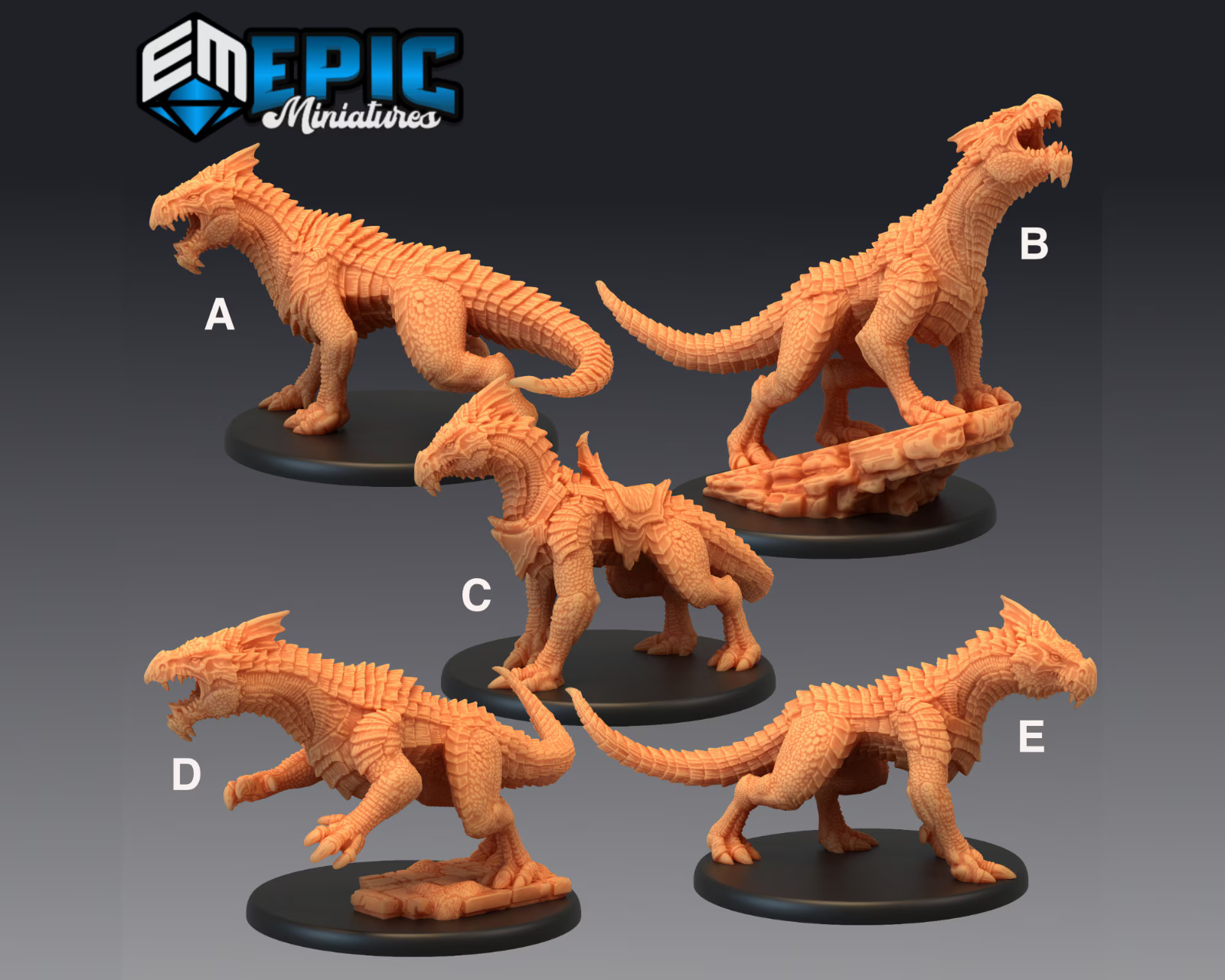 White Guard Drake (Wingless Dragon)