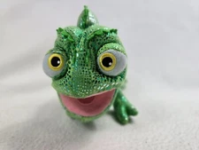 Disney Pascal Tangled Sparkly Green Chameleon Plush Toy 12" Collectible