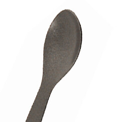 Spatula, 6'' - Scoop & Flat End - Teflon Coated Stainless Steel - Eisco Labs