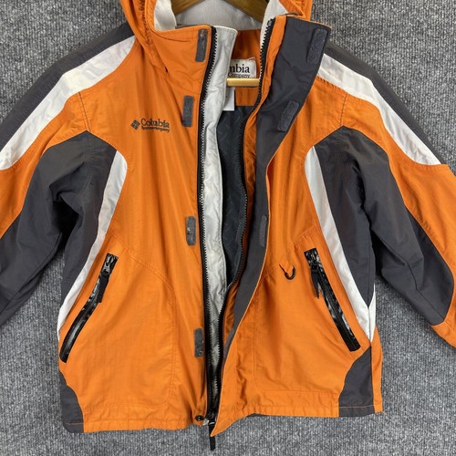 Columbia Jacket Youth Size 8 Orange Whirlibird Interchange Omni Tech Shell Only - Picture 8 of 17