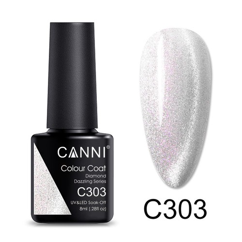 CANNI® Nail Gel Polish Soak Off UV LED Colour Base Top Coat Varnish - Lite 8ML - Picture 235 of 252