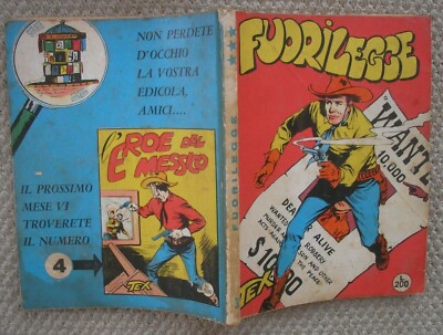 Tex Geheftet Nummer 3 Ausgezeichnet Drei 3 Sterne Mai 1964 AUT.2926 Lire 200