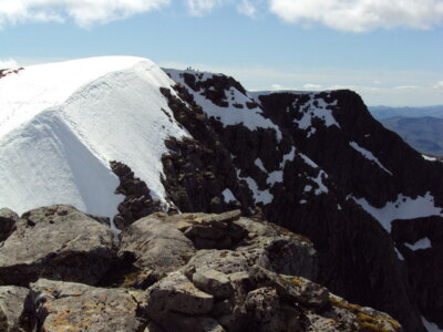 Foto 6x4 Nahe der wahnsinnigen Menge Ben Nevis A Cairned Point ca. 250m E c2009