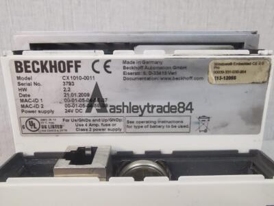 1PCS BECKHOFF CX1010-0011 CPU Modules USED