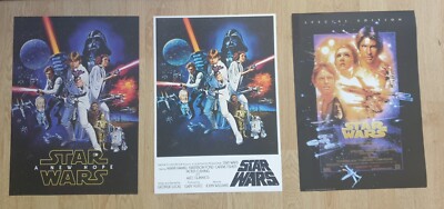 Star Wars Original Trilogie Poster X13 alle A3 Größe Top 