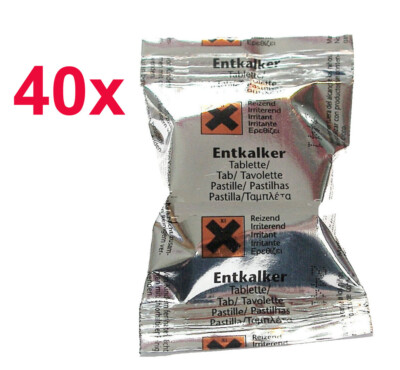 40 Entkalkertabletten Entkalker pass. für alle Siemens EQ3 EQ5 EQ6 EQ7 EQ8 EQ9