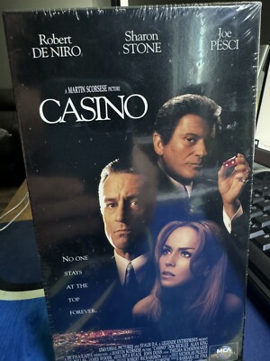 MCA UNIVERSAL DUAL VHS TAPES OF ''CASINO'' NEW SEALED 1995