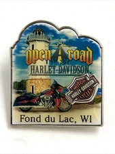 2015 HARLEY DAVIDSON OPEN ROAD H.D. FOND DU LAC WI. COLLECTIBLE VEST PIN