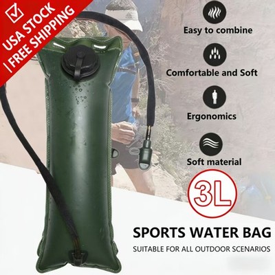 USA FREE SHIPPING 3L Hydration Bladder for Hiking Camping Cycling Outdoor