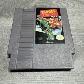 Target: Renegade (Nintendo Entertainment System NES) w/ Box + Manual Tested