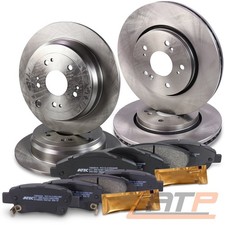 BREMSSCHEIBEN + BREMSBELÄGE VORNE + HINTEN FÜR HONDA CR-V 3 BJ 06-12