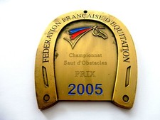 Fereration Française D ' Equitation - Saut d’obstacles - Prix - 2005 - laiton