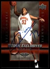 2003-04 Upper Deck Rookie Exclusives #17 Boris Diaw Signed Card Auto IP