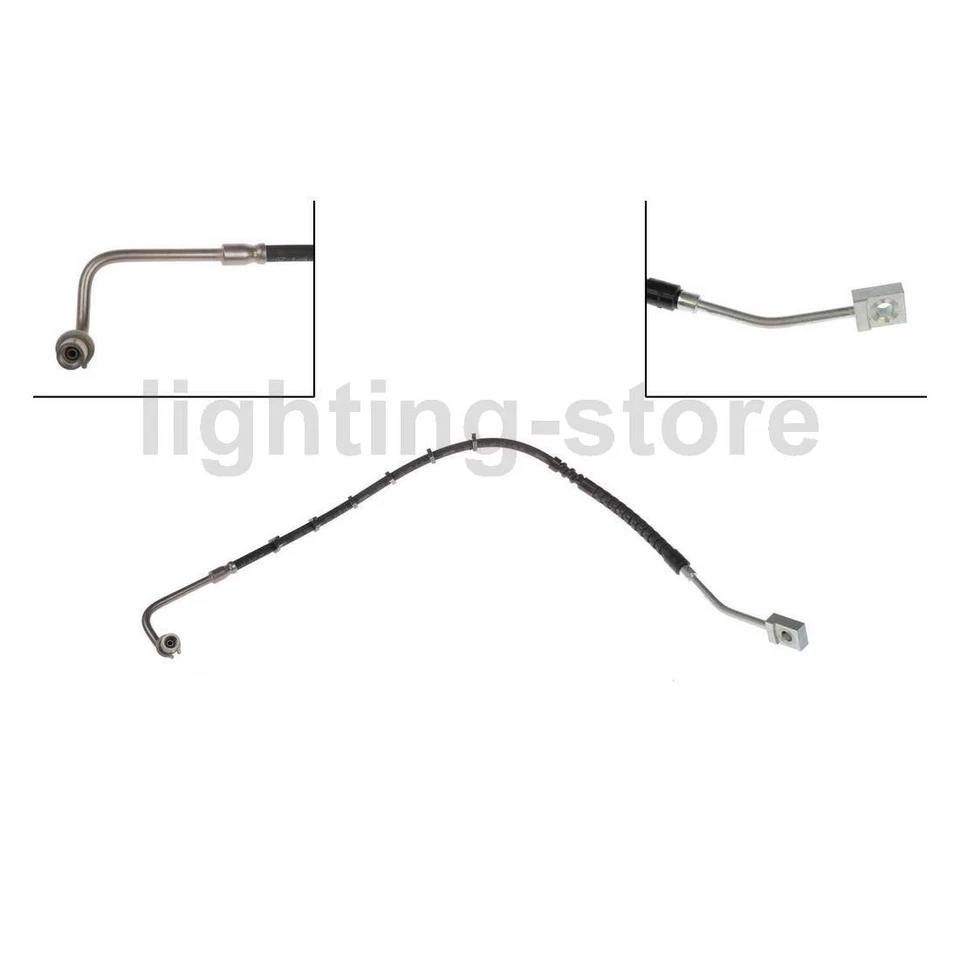 Línea de freno de manguera hidráulica de freno delantero 2 para Chevrolet C4500 Kodiak 2003-2009 Foto 3 de 4