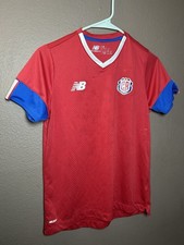 Costa Rica National Team 2022 Home Blank Jersey Red  New Balance Size 12 Boys