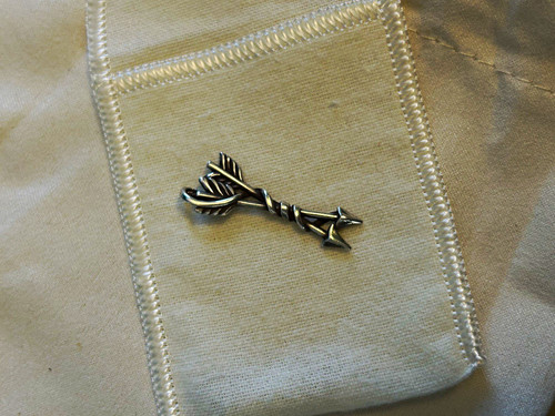 James Avery crossed pads arrows retired pendant