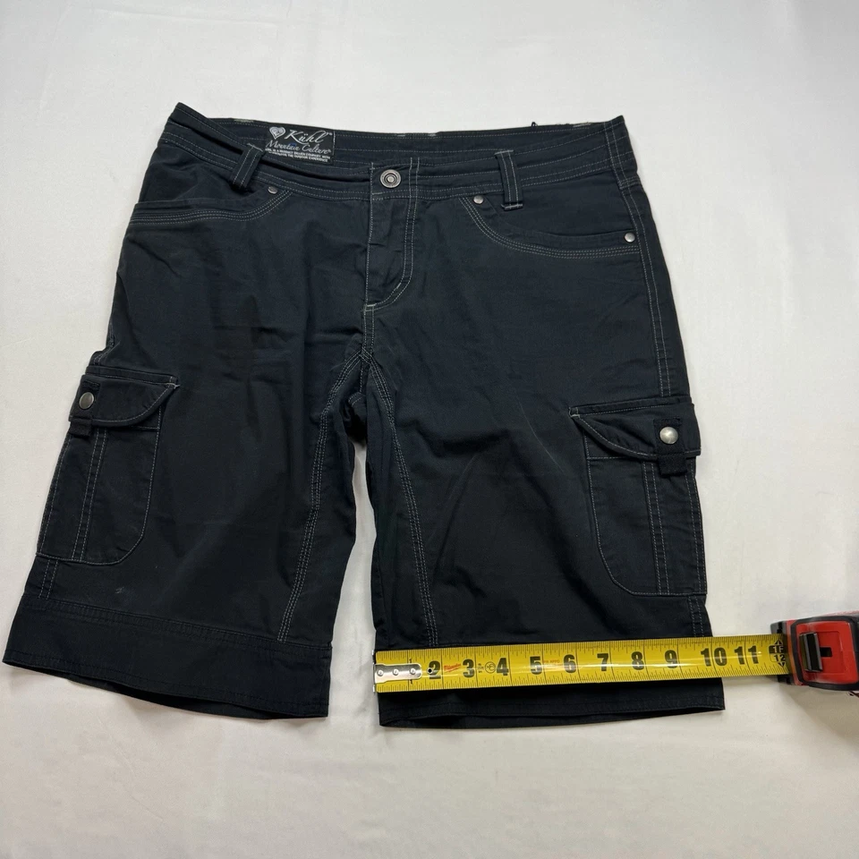 Kuhl Women’s Vintage Patina Dye Splash Shorts Size 8 (32x12) Cargo Hiking Black - Image 4 of 4