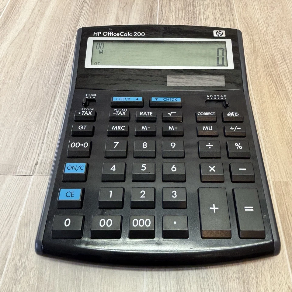 HP OfficeCalc 200 II Desktop Calculator Accounting Math - Image 2 of 4