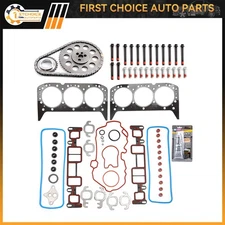 Timing Chain Kit Cover Gasket Bolts Set For 99-05 4.3L Chevrolet Astro GMC Jimmy