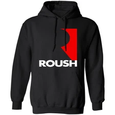 Roush Performance Hoodie pullover Men Black Cotton Racing Muscle Car Tee