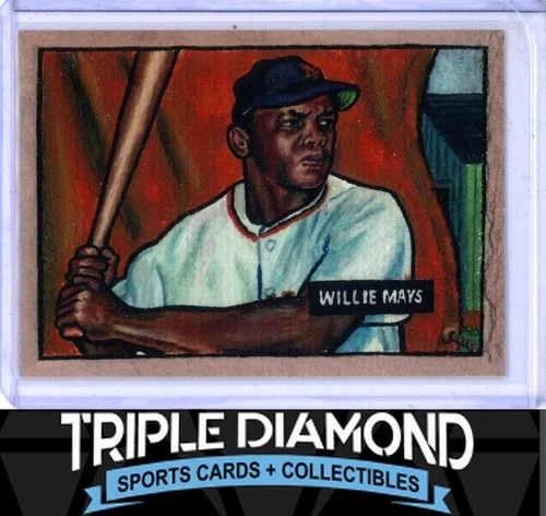 2025 Topps Shoebox Treasures Willie Mays 1951 Bowman #305 Short Print SP J553