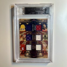 2019 Leaf ITG Used Michael Jordan / MAGIC / BIRD ASG History Patch /30 READ A466