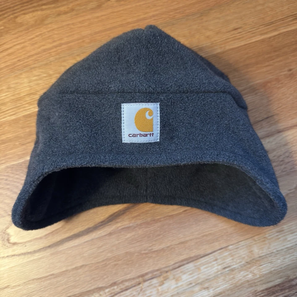 Gorra de lana Carhartt 2 en 1 para hombre gris máscara de invierno invierno invierno A202CHH ropa de trabajo Foto 2 de 4