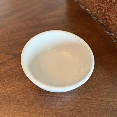 Vintage Sterling China White Ceramic Bowl 5.75'' Diameter Restaurant Ware Dish
