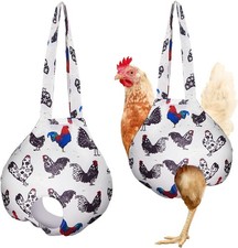 Paterr 2 Pack Chicken Holder Bag, Carrier 11.8 x Inch, White
