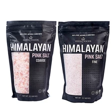 Zestiq HIMALAYAN Pink  SALT KOSHER & VEGAN Healthy Nutrient Coarse, Fine 2.2 LBS