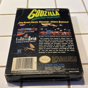 Nintendo NES Godzilla: Monster of Monsters! Complete In Box!