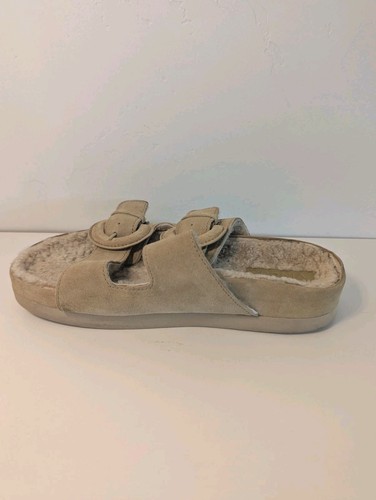Vince Suede Fleece Lined Sandals Women's Size 8M Fall Comfortable Soft - Picture 10 of 17