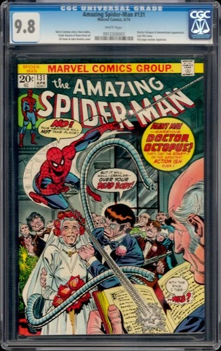 Amazing Spider-Man #131 Marvel Comics 1974 Doctor Octopus Appearance CGC 9.8