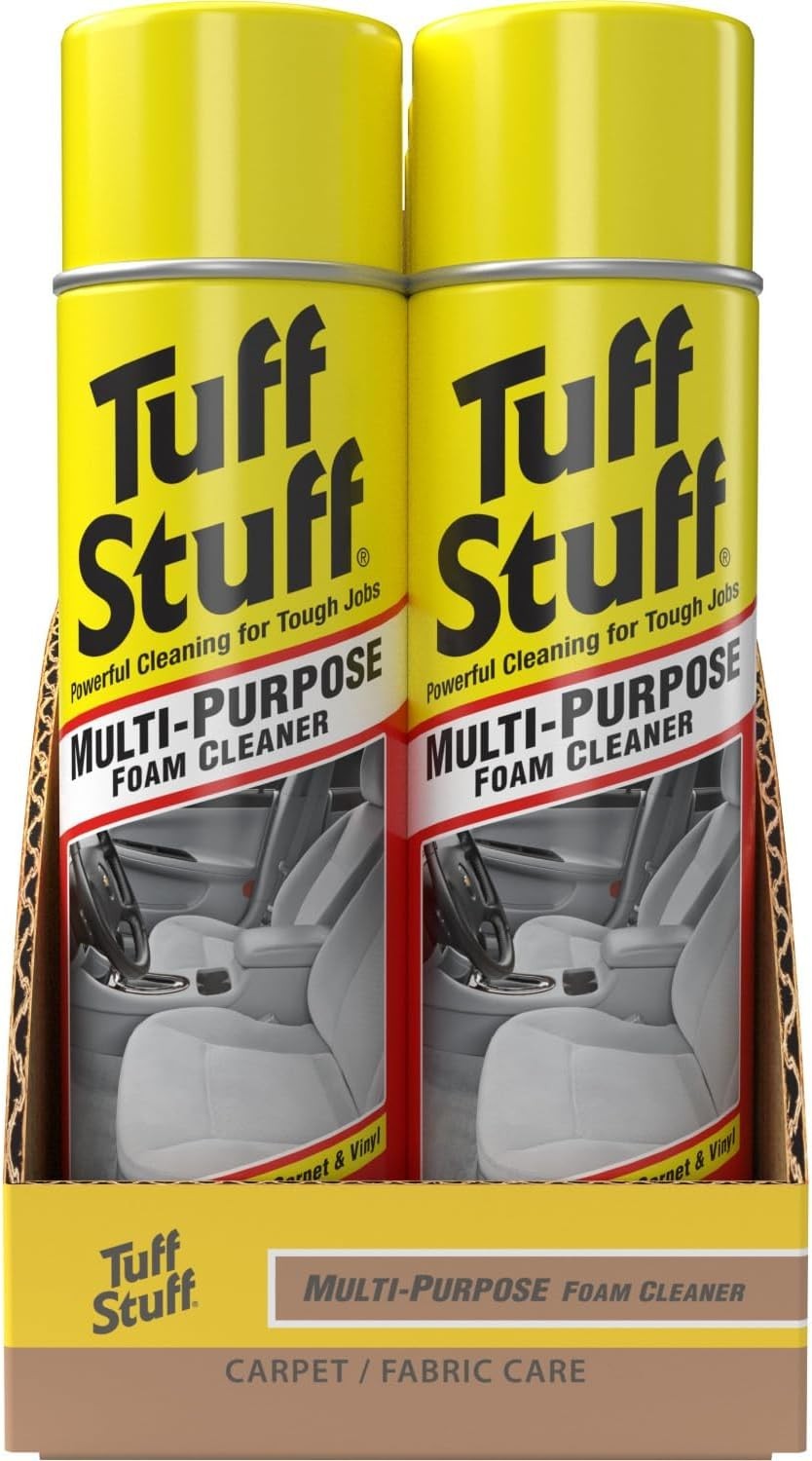Tuff Stuff Multi-Purpose Foam Cleaner, Use on Car Interior, Furniture, Carpet, 2