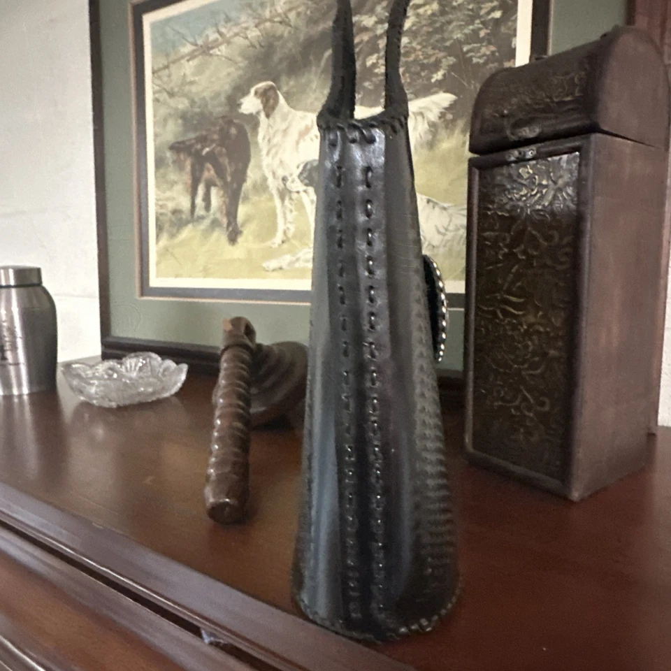 Bolso de mano Western de cuero con detalles de estrellas Foto 3 de 4