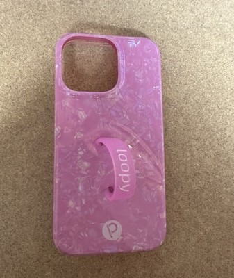 Loopy Phone Case New Pink Opal Shell - Apple iPhone 13 Pro (6.1'' Screen) Righty