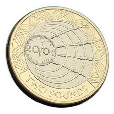 GB Royal Mint 2001 Brilliant Uncirculated £2 Coin Pack 'Marconi Telegraph'