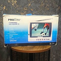 Proline LD506 5in LCD Portable Colour TV 1080p Rechargeable 12V Silver