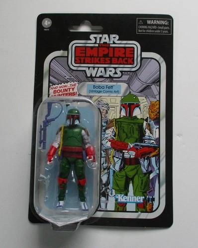 STAR WARS 3/3/4 INCH BOBA FETT VINTAGE COMIC ART TARGET EXCLUSIVE BAD CARD