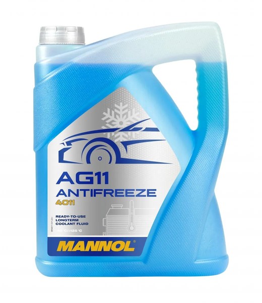 Mannol 4011 Antifreeze AG11 (- 40°C) Longterm KüHler-Frostschutz 5L Kanister-image