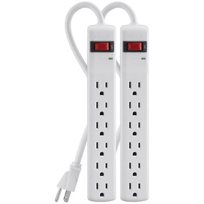 BELKIN INTERNATIONAL INC F5C048-2 6 Outlt;200Jls;2Cord Lifetime 2-Pack Product