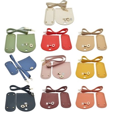 Bag Making Supplies PU Leather Crochet Base Adjustable Strap For DIY Projects
