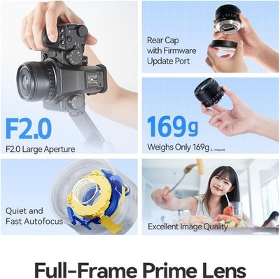 TTArtisan AF 40mm f/2 Full Frame Lens for L Mount Cameras