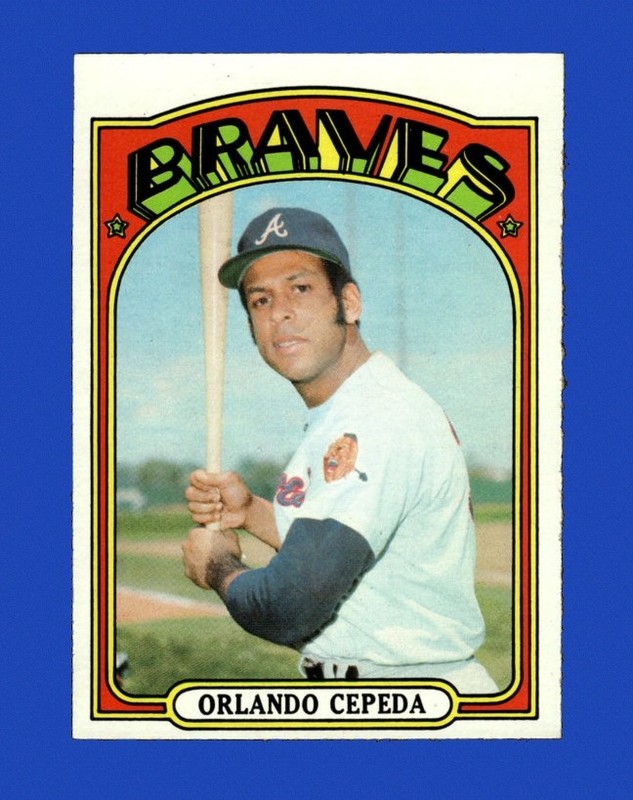 1972 Topps Set-Break #195 Orlando Cepeda NR-MINT *GMCARDS*
