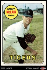 1969 Topps #150 Denny McLain Tigers CYAw 4 - VG/EX